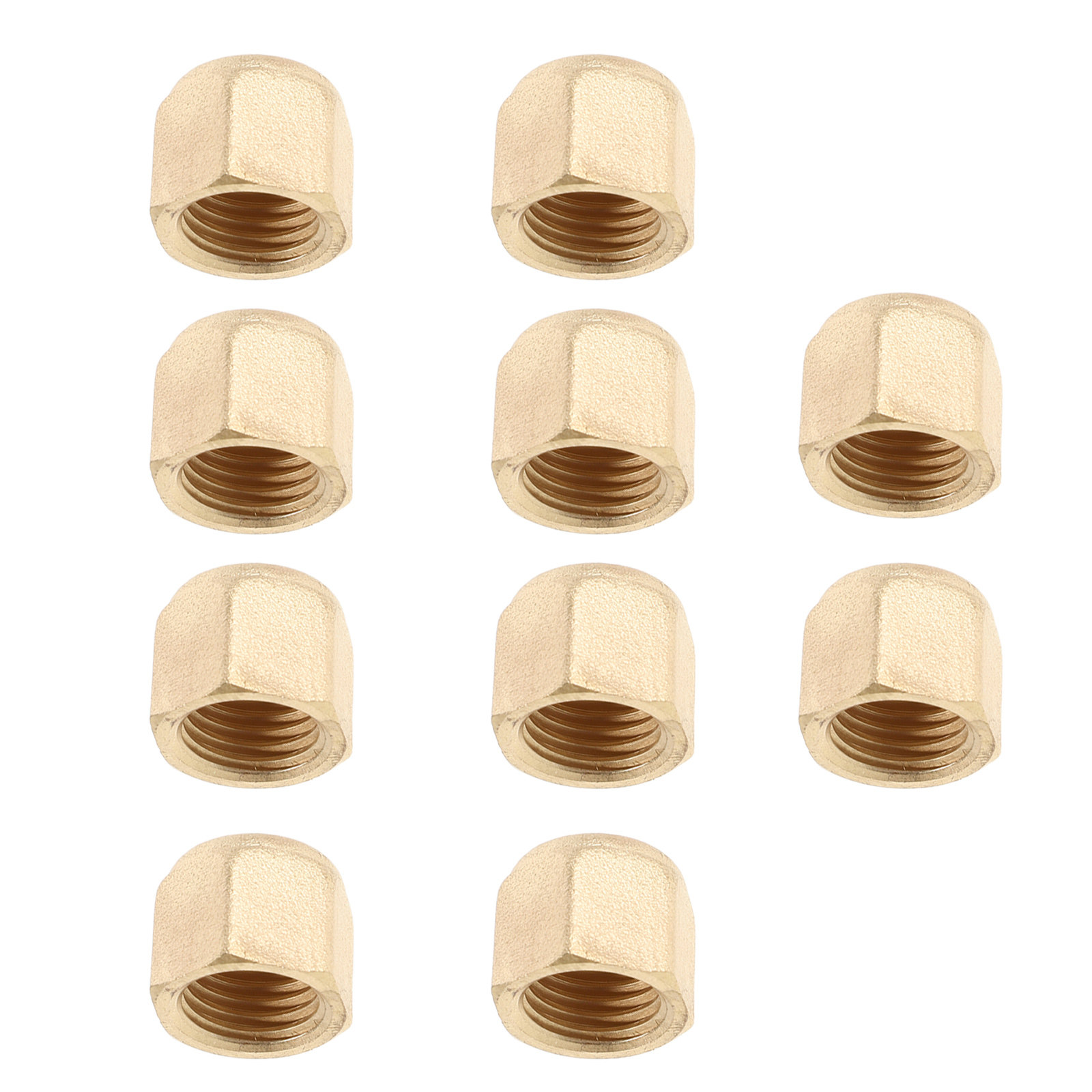 Compression Fitting Brass - 10 Peças de Tampas de Conexões
