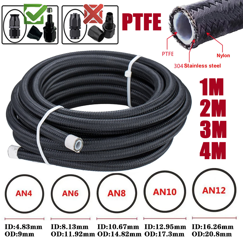 Ptfe Tape Thread - Mangueira de Combustível E85 PTFE 3AN