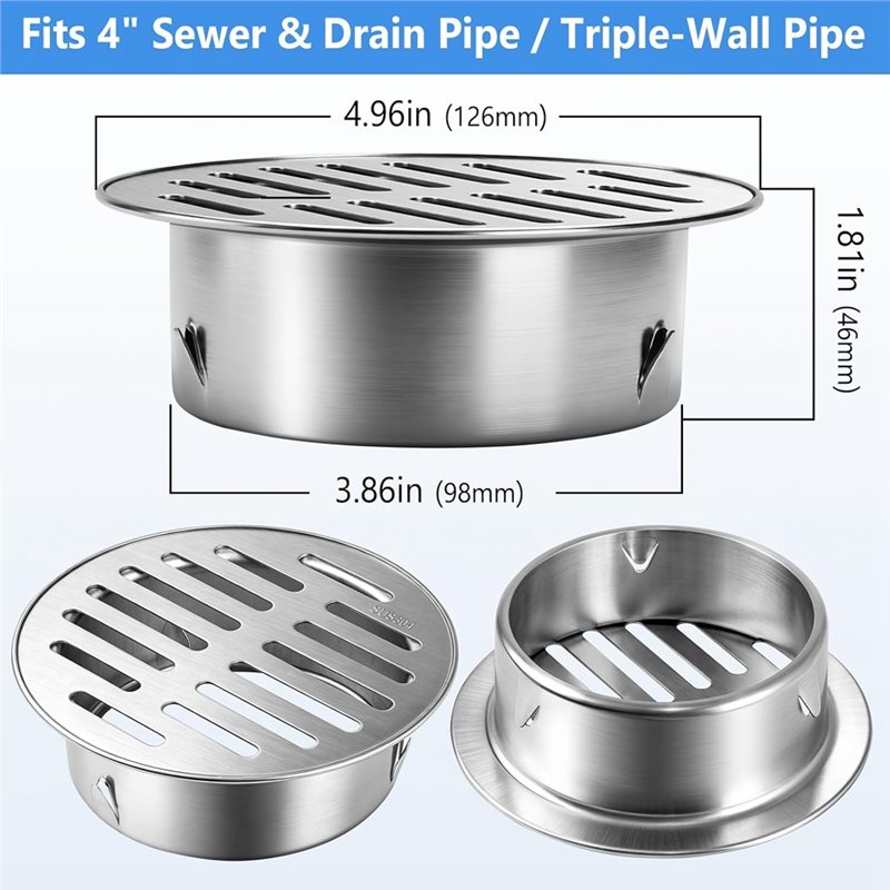 RMWIN - Tampa de Drenagem Redo - Drain Pipe Clip avaliação e preço