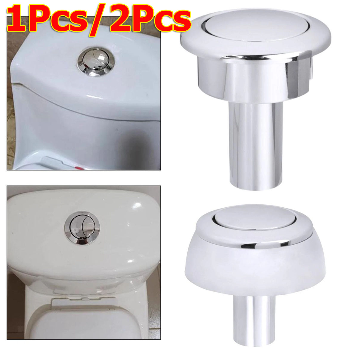 1 ou 2 Peças Botão de Descarga - Toilet Fill Valve avaliação e preço
